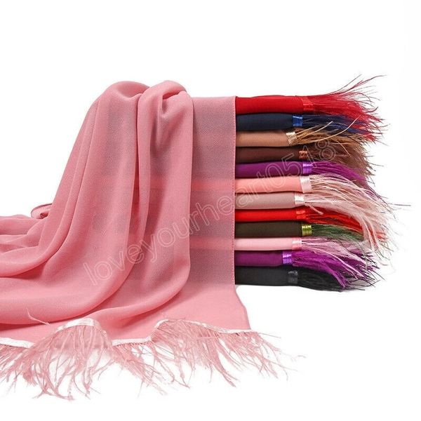 candy color feather decoration chiffon long scarf hijabs elegant dubai muslim womens party wedding wrap turban shawls headwear, Blue;gray
candy color feather decoration chiffon long scarf hijabs elegant dubai muslim womens party wedding wrap turban shawls headwear, Blue;gray