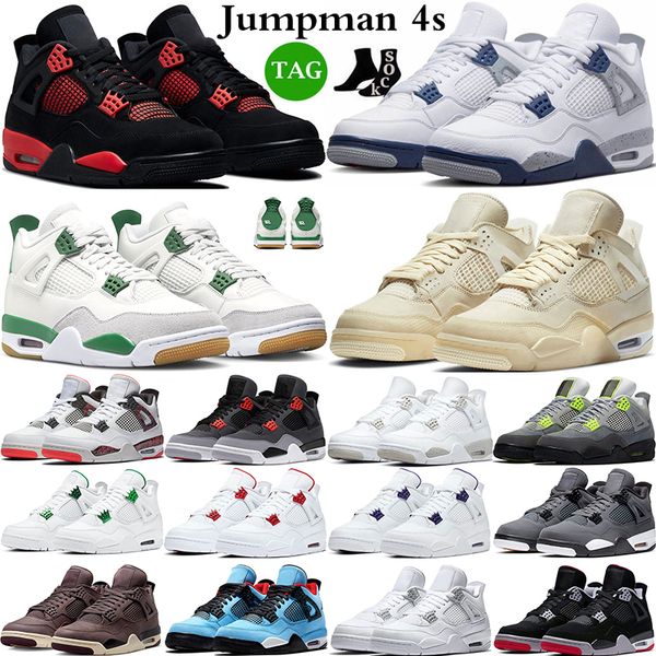 2023 men women basketball shoes 4 4s pine green military black cat pn dust seafoam midnight navy red thunder low lightning sports sneakers w
2023 men women basketball shoes 4 4s pine green military black cat pn dust seafoam midnight navy red thunder low lightning sports sneakers w
