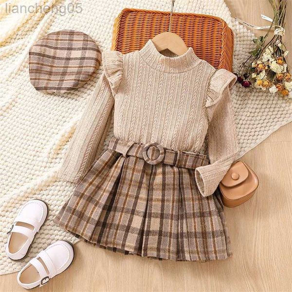 girl's dresses autumn toddler girls clothes fashion kids solid color pullover and pleated skirt with hat 3 piece set suit children', Red;yellow
girl's dresses autumn toddler girls clothes fashion kids solid color pullover and pleated skirt with hat 3 piece set suit children', Red;yellow
