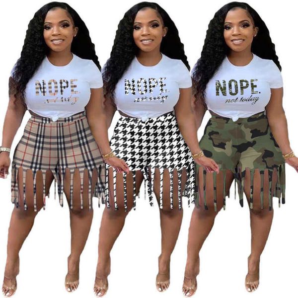 designer womens tracksuits two piece set fashion short sleeve printed t-shirt and tassel shorts casual jogger suit, Gray
designer womens tracksuits two piece set fashion short sleeve printed t-shirt and tassel shorts casual jogger suit, Gray