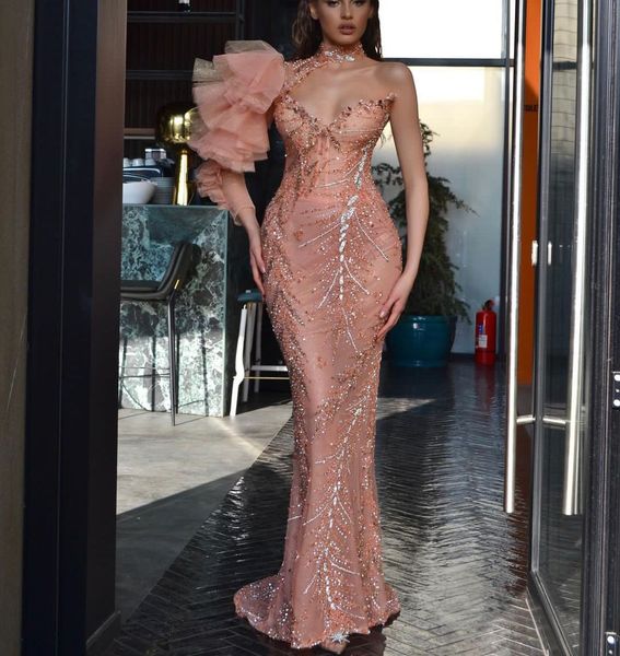 pink mermaid evening dresses one long sleeve v neck halter beaded appliques sequins lace diamonds floor length prom dresses formal gowns plu, Black;red
pink mermaid evening dresses one long sleeve v neck halter beaded appliques sequins lace diamonds floor length prom dresses formal gowns plu, Black;red