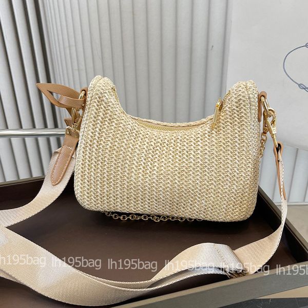 summer straw bag hobo designer shoulder crossbody bags ladies chain tote bag composite handbag with coin purse woman handbags chest pack lad
summer straw bag hobo designer shoulder crossbody bags ladies chain tote bag composite handbag with coin purse woman handbags chest pack lad