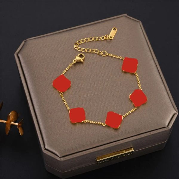 love braceletes designer bracelets 4/four leaf clover bracelet gold plate fill stainless steel agate flowers traditional charm lobster link, Golden;silver
love braceletes designer bracelets 4/four leaf clover bracelet gold plate fill stainless steel agate flowers traditional charm lobster link, Golden;silver