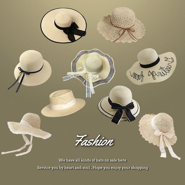 summer straw hats collection ladies beach hat new sun bucket hat french style wide brim caps p girl casquette, Blue;gray
summer straw hats collection ladies beach hat new sun bucket hat french style wide brim caps p girl casquette, Blue;gray