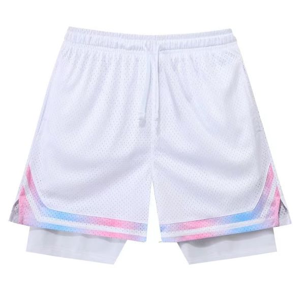 men's shorts american style with lined fake two pieces three-point no more than knee basketball shorts shooting training sports pants f, White;black
men's shorts american style with lined fake two pieces three-point no more than knee basketball shorts shooting training sports pants f, White;black