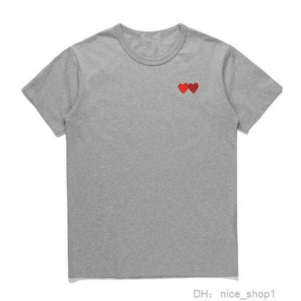 men's t-shirts play mens shirt designer red commes heart casual garcons s badge des quanlity ts cotton cdg embroidery short sleeve 6 zk, White;black
men's t-shirts play mens shirt designer red commes heart casual garcons s badge des quanlity ts cotton cdg embroidery short sleeve 6 zk, White;black