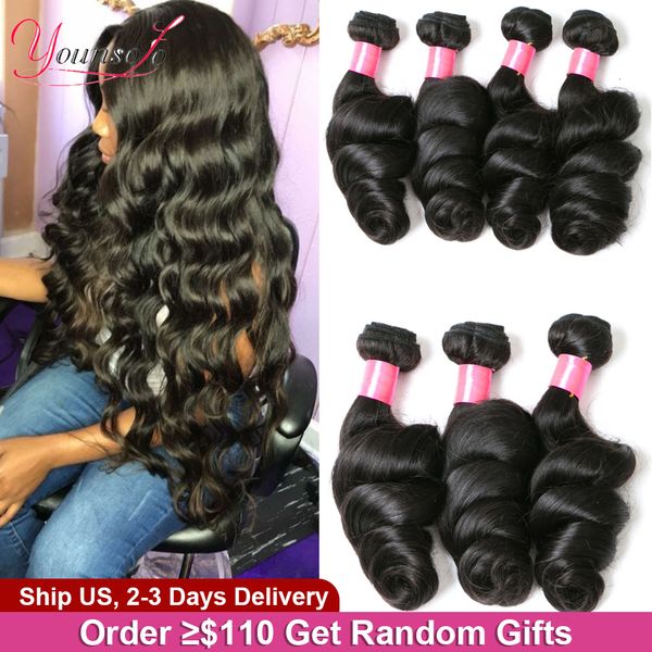 lace wigs younsolo loose wave bundles brazilian human hair remy 1 3 4 pcs lot natural black 100 230314, Black;brown
lace wigs younsolo loose wave bundles brazilian human hair remy 1 3 4 pcs lot natural black 100 230314, Black;brown