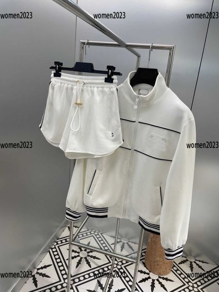 tracksuits women sportswear lady casual outfit 2pcs zip striped mock neck jacket and solid color shorts summer size s-l new arrivals mar06, Gray
tracksuits women sportswear lady casual outfit 2pcs zip striped mock neck jacket and solid color shorts summer size s-l new arrivals mar06, Gray