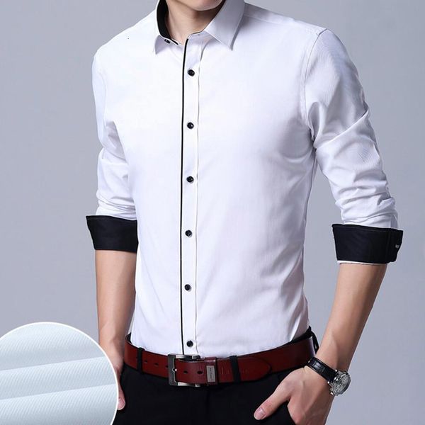 men's casual shirts plus size 3xl to 13xl formal shirts for men striped long sleeved slim fit dress shirts solid social man's clot, White;black
men's casual shirts plus size 3xl to 13xl formal shirts for men striped long sleeved slim fit dress shirts solid social man's clot, White;black