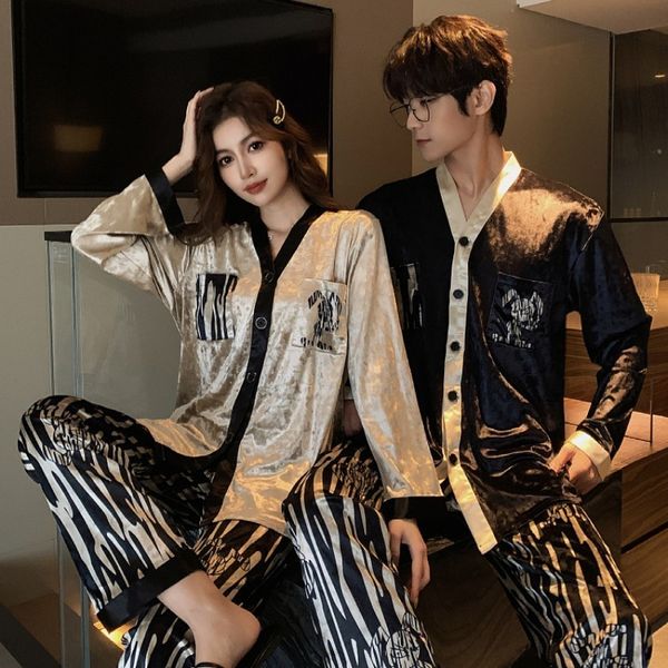 women's sleepwear qsrocio women's pajamas set couples velvet sleepwear zebra print casual homewear men nightwear luxury color coup, Black;red
women's sleepwear qsrocio women's pajamas set couples velvet sleepwear zebra print casual homewear men nightwear luxury color coup, Black;red