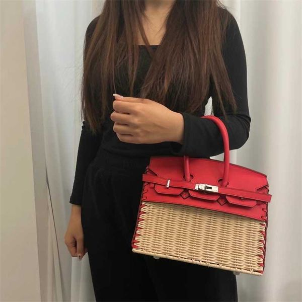 women bags birkin south korea hand sewn wax thread splicing cowhide hand woven wicker picnic commuter
women bags birkin south korea hand sewn wax thread splicing cowhide hand woven wicker picnic commuter