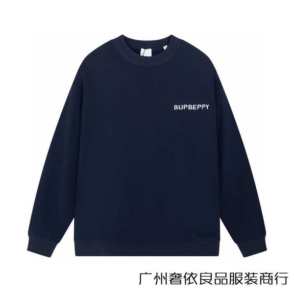 correct version of b burbry luxury designer autumn winter classic embroidery letter crew neck sweater loose versatile unisex, Black
correct version of b burbry luxury designer autumn winter classic embroidery letter crew neck sweater loose versatile unisex, Black
