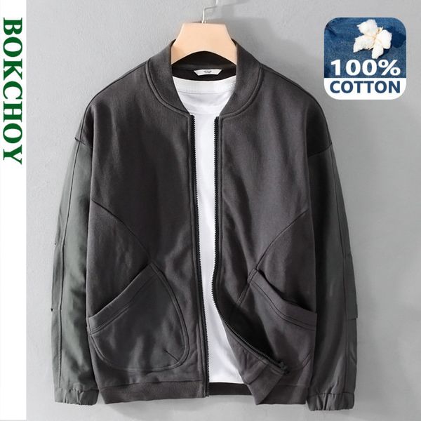 men s jackets 2023 spring and autumn 100 cotton casual loose baseball trendy jacket for versatile ins vintage clothing f621 230313, Black;brown
men s jackets 2023 spring and autumn 100 cotton casual loose baseball trendy jacket for versatile ins vintage clothing f621 230313, Black;brown