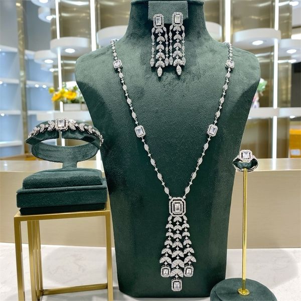 wedding jewelry sets janekelly 4pcs bridal zirconia full for women party luxury dubai nigeria cz crystal necklace l230313, Slivery;golden
wedding jewelry sets janekelly 4pcs bridal zirconia full for women party luxury dubai nigeria cz crystal necklace l230313, Slivery;golden