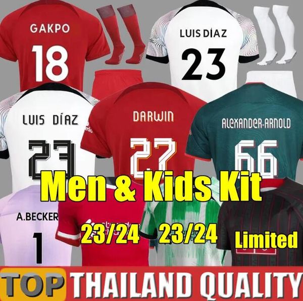 22 23 24 gakpo darwin soccer jerseys 2023 2024 mohamed luis diaz alexander arnold football kit shirt a.becker goalkeeper thailand quality m, Black;yellow
22 23 24 gakpo darwin soccer jerseys 2023 2024 mohamed luis diaz alexander arnold football kit shirt a.becker goalkeeper thailand quality m, Black;yellow