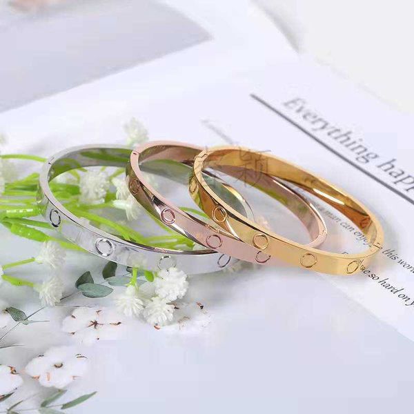 designer zhika's third-generation titanium steel bracelet 18 rose gold clasp fashion couple, Black
designer zhika's third-generation titanium steel bracelet 18 rose gold clasp fashion couple, Black