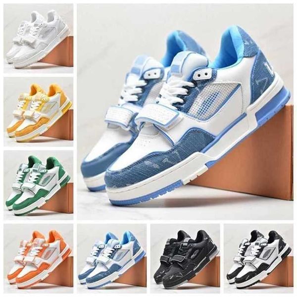 designer flat sneaker virgil trainer casual shoes denim canvas leather abloh white green red blue letter overlays fashion platform mens wome, Black
designer flat sneaker virgil trainer casual shoes denim canvas leather abloh white green red blue letter overlays fashion platform mens wome, Black