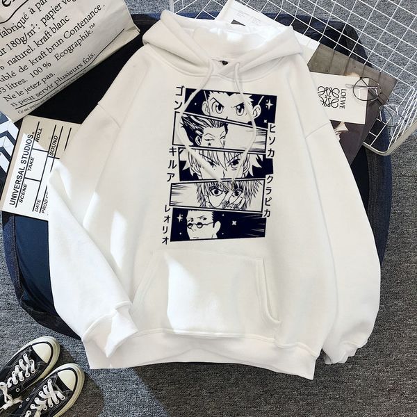 men's hoodies sweatshirts autumn winter hoodie streetwear hunter print hoodies men sweatshirts kawaii killua zoldyck anime manga white, Black
men's hoodies sweatshirts autumn winter hoodie streetwear hunter print hoodies men sweatshirts kawaii killua zoldyck anime manga white, Black