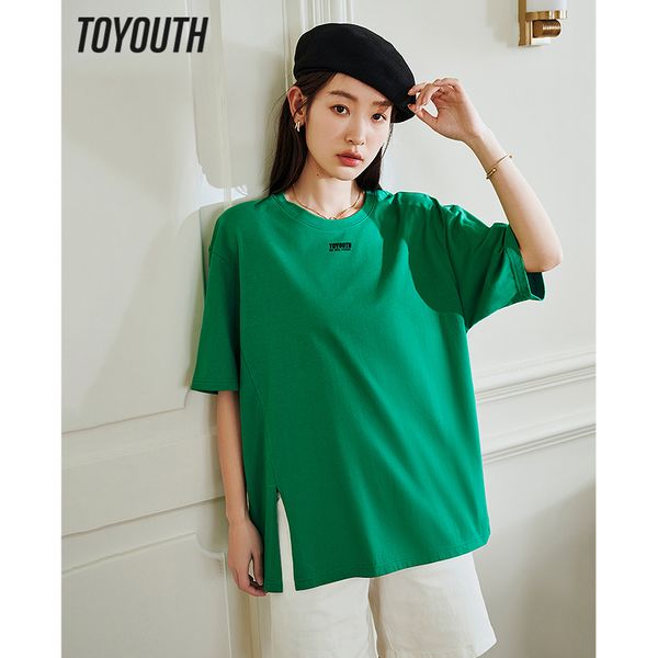 women's t-shirt toyouth women t-shirt summer short sleeve o neck loose tees six colors chic casual fashion all-match streetwear 230314, White
women's t-shirt toyouth women t-shirt summer short sleeve o neck loose tees six colors chic casual fashion all-match streetwear 230314, White