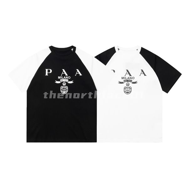 design luxury mens t shirt color-blocking raglan letter print short sleeve summer breathable t-shirt casual white black
design luxury mens t shirt color-blocking raglan letter print short sleeve summer breathable t-shirt casual white black