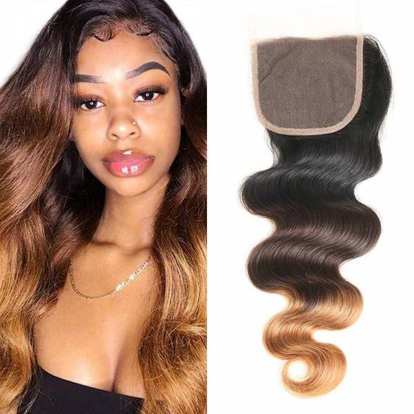 brazilian human hair 1b/4/30 4x4 lace closure ombre two tone body wave closures with baby hair, Black;brown
brazilian human hair 1b/4/30 4x4 lace closure ombre two tone body wave closures with baby hair, Black;brown
