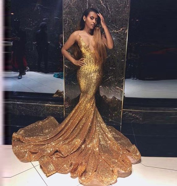 sparkle gold sequined mermaid prom dresses 2023 deep v-neck backless long evening formal gowns plus size vestido formatura, Black
sparkle gold sequined mermaid prom dresses 2023 deep v-neck backless long evening formal gowns plus size vestido formatura, Black