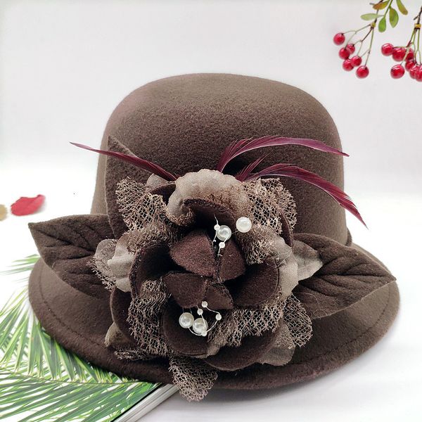 stingy brim hats women fashion elegant fedoras hat french style painter hat cap vintage warm party hat feather flower ornament billycock hat, Blue;gray
stingy brim hats women fashion elegant fedoras hat french style painter hat cap vintage warm party hat feather flower ornament billycock hat, Blue;gray