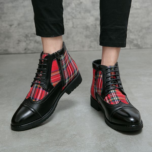 fashion men's chelsea boots male ankle shoes luxury brand leather men boots dress shoes party wedding casual flats, Black;white
fashion men's chelsea boots male ankle shoes luxury brand leather men boots dress shoes party wedding casual flats, Black;white