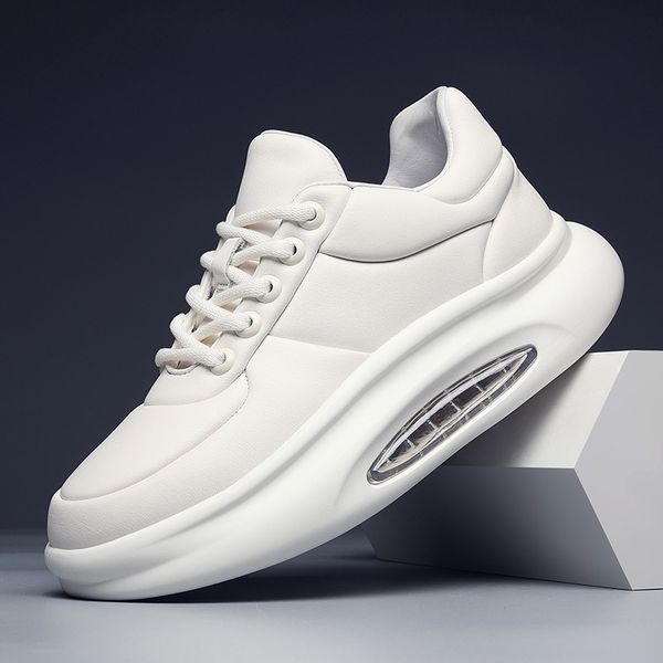 mens luxury chunky sneaker fashion casual genuine leather cowhide upper height increased flat platform air cushion running shoes, Red;white
mens luxury chunky sneaker fashion casual genuine leather cowhide upper height increased flat platform air cushion running shoes, Red;white