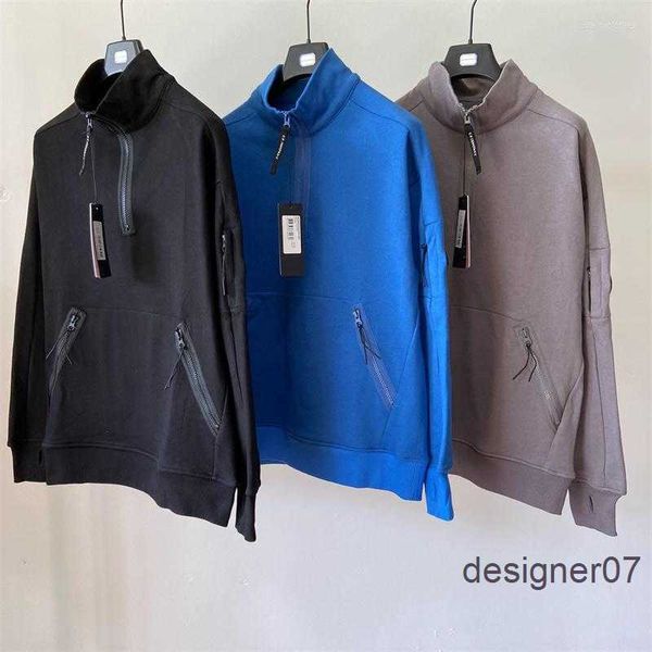 men's hoodies sweatshirts turn-down collar men long sleeve half-zipper casual clothes cp quality, Black
men's hoodies sweatshirts turn-down collar men long sleeve half-zipper casual clothes cp quality, Black