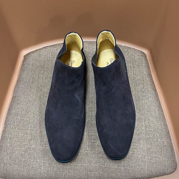 chelsea boots genuine leather boots men shoes cow suede ankle boots black brown male british style slip-on winter spring boots, Black;white
chelsea boots genuine leather boots men shoes cow suede ankle boots black brown male british style slip-on winter spring boots, Black;white