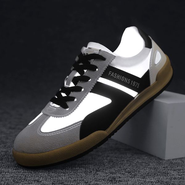 running sneakers men fashion casual microfiber leather fabric breathable flat board shoes trend cool easy matching driving shoes, Red;white
running sneakers men fashion casual microfiber leather fabric breathable flat board shoes trend cool easy matching driving shoes, Red;white