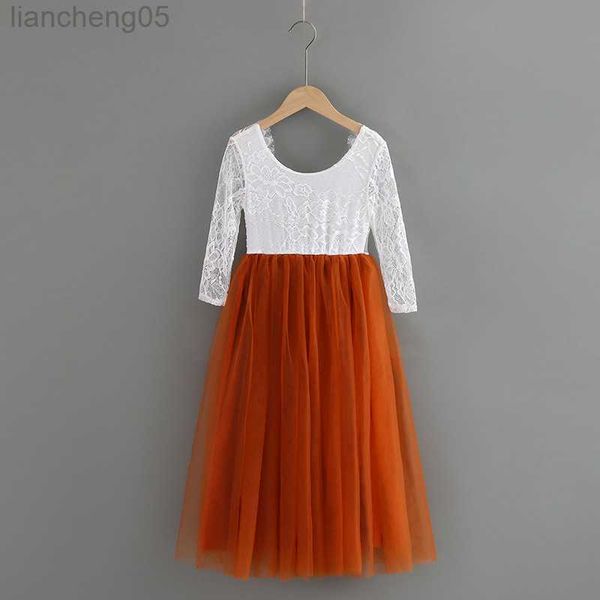 girl's dresses boho chic teens burnt orange girls lace wedding dress for flower girls long tulle hallow out party come w0314, Red;yellow
girl's dresses boho chic teens burnt orange girls lace wedding dress for flower girls long tulle hallow out party come w0314, Red;yellow