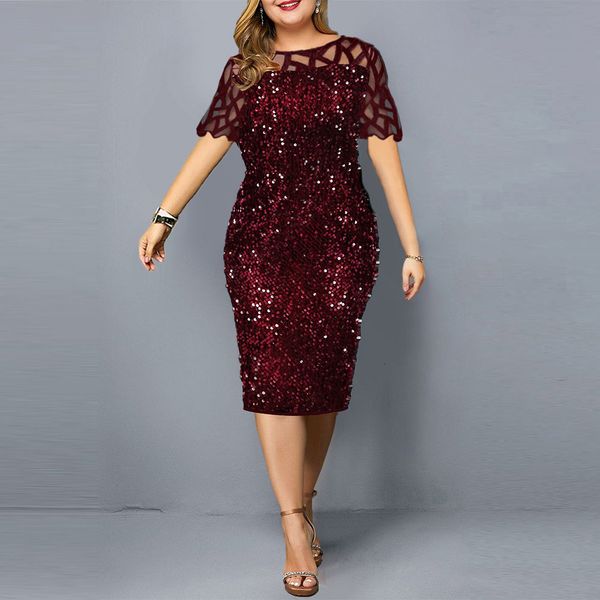 party dresses elegant sequin wedding party dress for women summer casual mesh short sleeve lace bodycon evening dresses ladies midi robe 230, White;black
party dresses elegant sequin wedding party dress for women summer casual mesh short sleeve lace bodycon evening dresses ladies midi robe 230, White;black