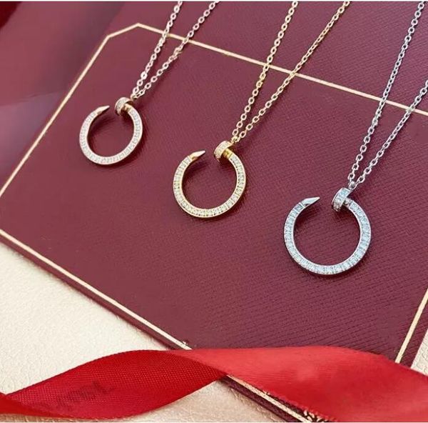 full cz stainless steel love nail necklace pendants fashion choker necklace women men lover neckalce jewelry gift, Silver
full cz stainless steel love nail necklace pendants fashion choker necklace women men lover neckalce jewelry gift, Silver