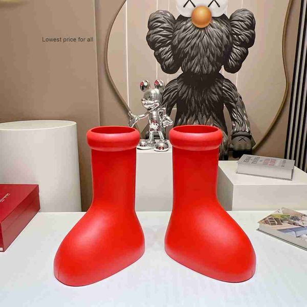 men women rain boots designer big red tpu platform half booties fashion thick bottom rubber rainboots shoes eu44, Black
men women rain boots designer big red tpu platform half booties fashion thick bottom rubber rainboots shoes eu44, Black