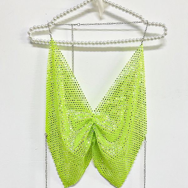 women's tanks backless women camis glitter crystal rhinestone deep v neck see through mesh plaid solid halter camisole, White
women's tanks backless women camis glitter crystal rhinestone deep v neck see through mesh plaid solid halter camisole, White