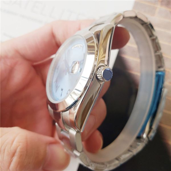 automatic mens mechanical watch 40mm folding clasp luxury bright blue wristwatch gift for men life waterproof montres luxe, Slivery;golden
automatic mens mechanical watch 40mm folding clasp luxury bright blue wristwatch gift for men life waterproof montres luxe, Slivery;golden