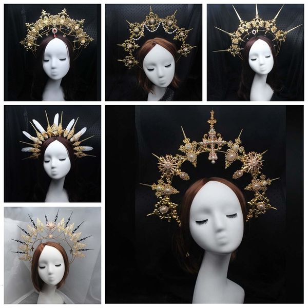 headwear hair accessories diy material package gothic halo crown headband gorgeous vintage church mary baroque tiara lolita virgin headpiece
headwear hair accessories diy material package gothic halo crown headband gorgeous vintage church mary baroque tiara lolita virgin headpiece