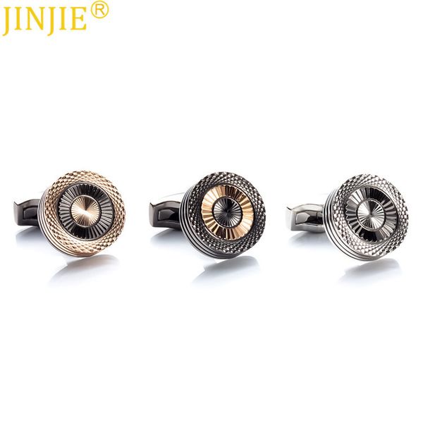 vintage cuff links decorative pattern cufflinks black enamel round plated golden men cufflinks festival gift wholesale customizing, Silver
vintage cuff links decorative pattern cufflinks black enamel round plated golden men cufflinks festival gift wholesale customizing, Silver