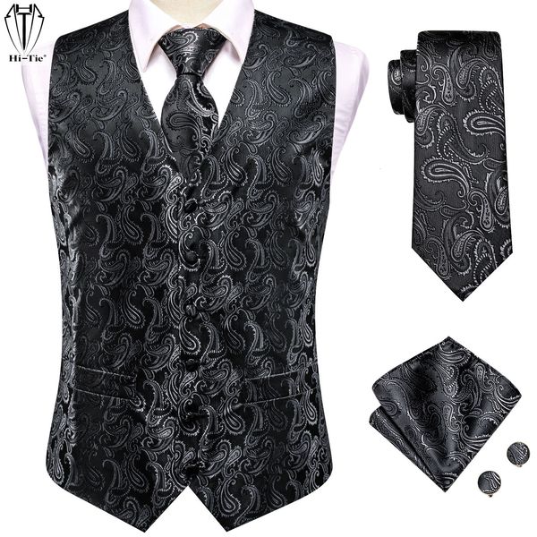 mens vests hitie woven silk paisley mens vest hanky cufflinks set same pattern navy blue black purple green waistcoat for wedding business 2, Black;white
mens vests hitie woven silk paisley mens vest hanky cufflinks set same pattern navy blue black purple green waistcoat for wedding business 2, Black;white