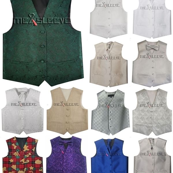 mens vests flower boy suit tailored microfiber waistcoatbowtiecravat set 230313, Black;white
mens vests flower boy suit tailored microfiber waistcoatbowtiecravat set 230313, Black;white