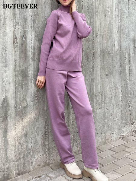 women's two piece pants bgteever casual basic solid women sweater set full sleeve turtleneck jumpers wide leg trousers autumn winter wa, White
women's two piece pants bgteever casual basic solid women sweater set full sleeve turtleneck jumpers wide leg trousers autumn winter wa, White