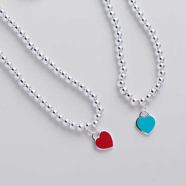 7ucu designer enamel love 925 silver t family necklace ins wind drop glue heart beads buddha peach female, Black
7ucu designer enamel love 925 silver t family necklace ins wind drop glue heart beads buddha peach female, Black