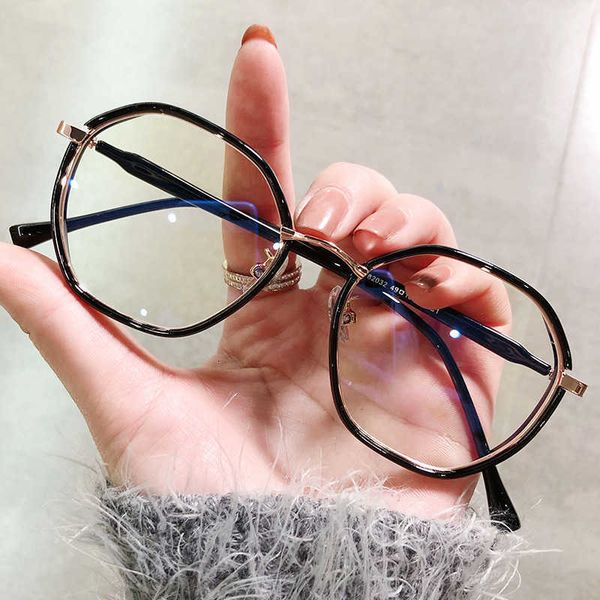 sunglasses blue light proof glasses women's korean chao round face large frame plain eye can be equipped with myopic flat lens, White;black
sunglasses blue light proof glasses women's korean chao round face large frame plain eye can be equipped with myopic flat lens, White;black