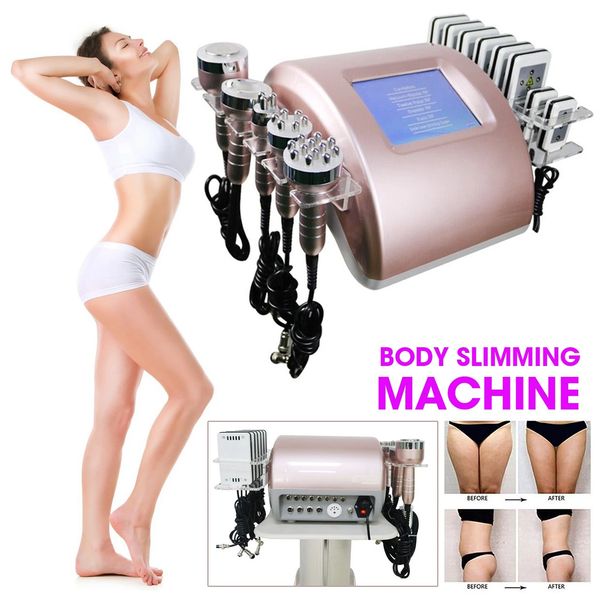 6 in 1 40k ultrasonic cavitation vacuum radio frequency laser 8 pads lipo laser slimming machine
6 in 1 40k ultrasonic cavitation vacuum radio frequency laser 8 pads lipo laser slimming machine