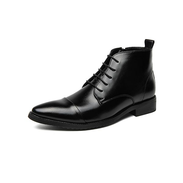 new men's ankle boots man chelsea boots pointed cowboy boots casual elegant style boots office men's leather boots, Black;white
new men's ankle boots man chelsea boots pointed cowboy boots casual elegant style boots office men's leather boots, Black;white