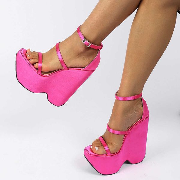 sandal new design luxury summer sandals women platform wedges high heels narrow band big size dress party woman shoes 2023 230302, Black
sandal new design luxury summer sandals women platform wedges high heels narrow band big size dress party woman shoes 2023 230302, Black
