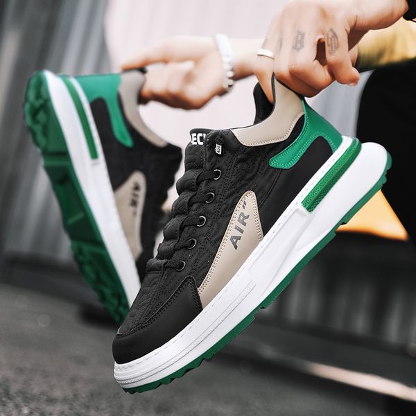 loafers men soft sole chunky sneakers fashion casual microfiber leather fabric breathable height increased platform board shoes, Red;white
loafers men soft sole chunky sneakers fashion casual microfiber leather fabric breathable height increased platform board shoes, Red;white