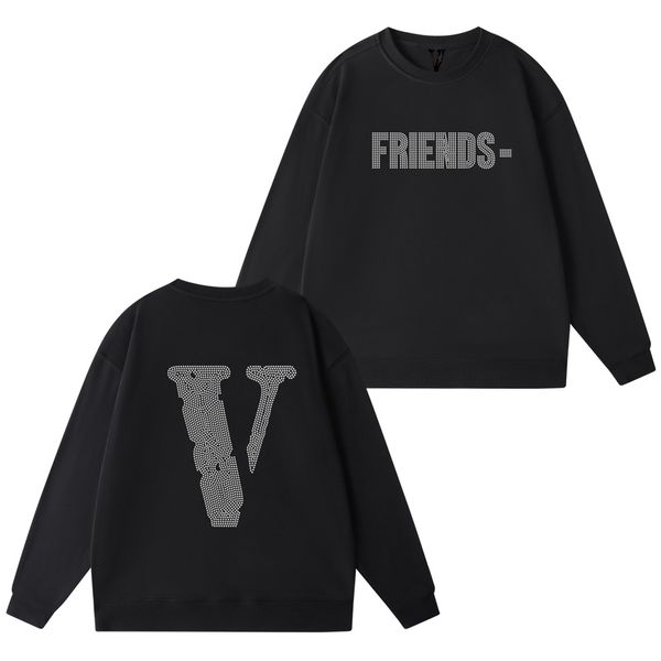 vlone pullover men and women "v" rabbit letter print pullover fashion trend hip-hop casual brand men's luxury clothing street, Black
vlone pullover men and women "v" rabbit letter print pullover fashion trend hip-hop casual brand men's luxury clothing street, Black